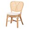 Baxton Studio Nadira Modern Bohemian Natural Brown Finished Rattan Dining Chair 205-12674 - alternate 1